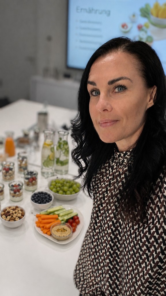 Ernährungsworkshop mit Snacks und Getränken